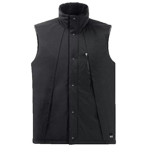 Jack Wolfskin Telovnik Gilet Alex r&amp;eacute;versible isolant PrimaLoft Črna Slike