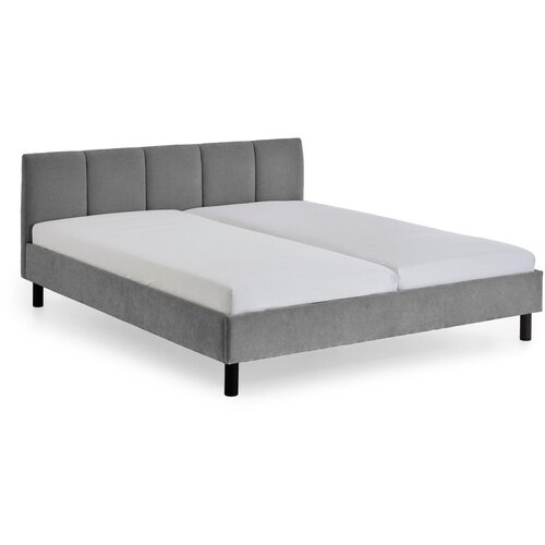 Meise Möbel Sivi tapecirani bračni krevet bez podnice 180x200 cm Joker – Cijene