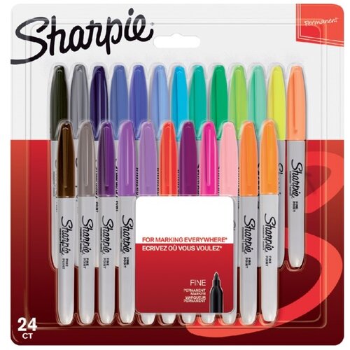 Sharpie Set markera Fine 24 boje Blister Slike