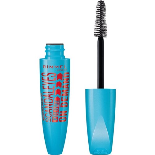 Rimmel London ScandalEyes Volume On Demand vodootporna maskara za volumen nijansa 001 Black 12 ml Slike