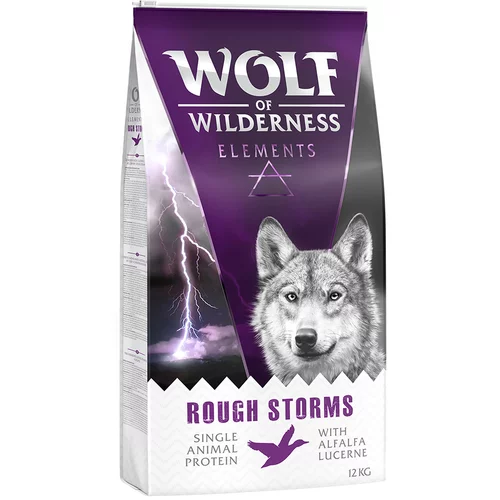 Wolf of Wilderness Ekonomično pakiranje "Elements" 2 x 12 kg - Rough Storms - pačetina