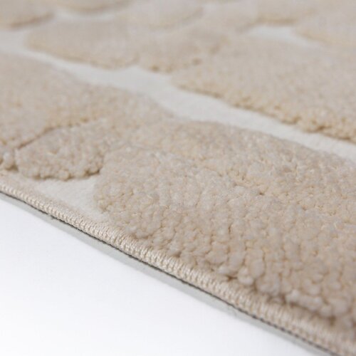 Flair Rugs Kremno bela preproga 160x230 cm Esra Cobbled &amp;ndash; Slike