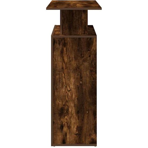  pisalna miza s pultom, inženirski les, dimljeni hrast, 100x40x104 cm Slike