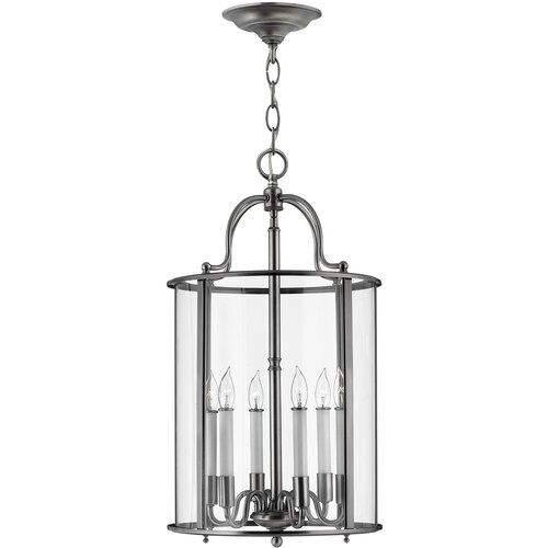 Elstead Lighting Elstead Gentry 6-lučna velika stropna svetilka, kositrna, E14, (22098335) Cene