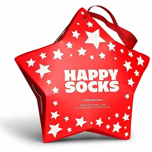 Happy Socks Nogavice rdeča barva