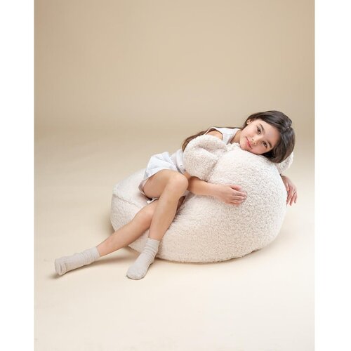 Wigiwama Krem vreća za bebe od boucl&amp;eacute; tkanine Bear &amp;ndash; Slike