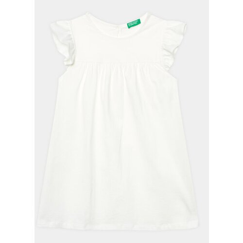 United Colors Of Benetton Vsakodnevna obleka 3096GV00H Bela Regular Fit Slike