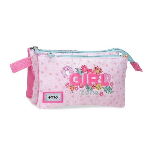Enso girl zone prazna pernica sa 3 pregrade - pink ( 99.343.21 ) Slike