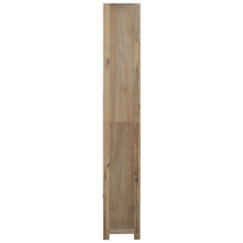  Polica za knjige sa 7 razina 80x30x200 cm masivno drvo bagrema Slike