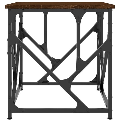  Stolić za kavu boja hrasta 45x45x47,5 cm konstruirano drvo Slike