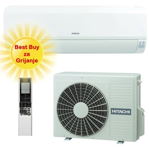Hitachi klima uređaj 2,5 kw - RAK-25RPE/RAC-25WPE - mokai, za prostor do 25m2, a+++ energetska klasa, R-32 Cijene