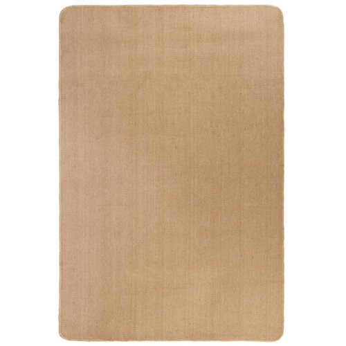 VidaXL Ukrasni tepih od jute s podlogom od lateksa 120x180 cm prirodne boje Slike