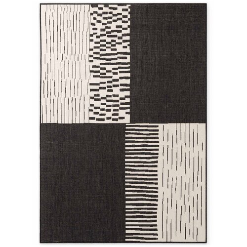 Ted Baker Črna/kremno bela notranja in zunanja preproga 160x230 cm Haringey Acacia &ndash; Cene