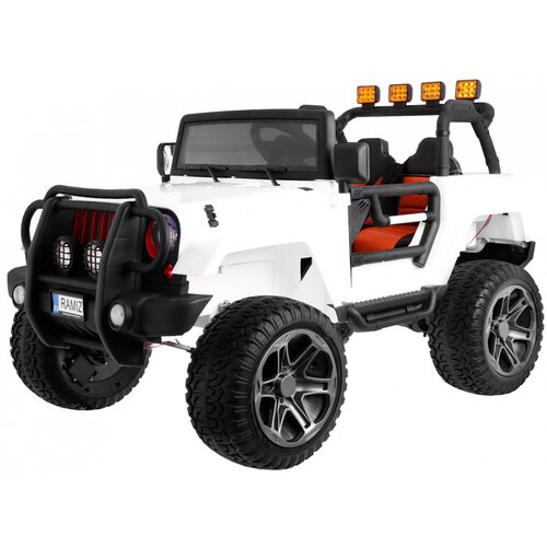  Auto na akumulator Monster Jeep 4 x 4 - DVOSJED - bijeli Cijene