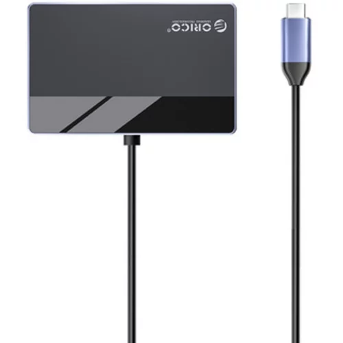 Orico priključna postaja USB-C, 7 v 1, 3x USB-A, HDMI, VGA, PD 100W, 3,5 mm audio, DM-7P