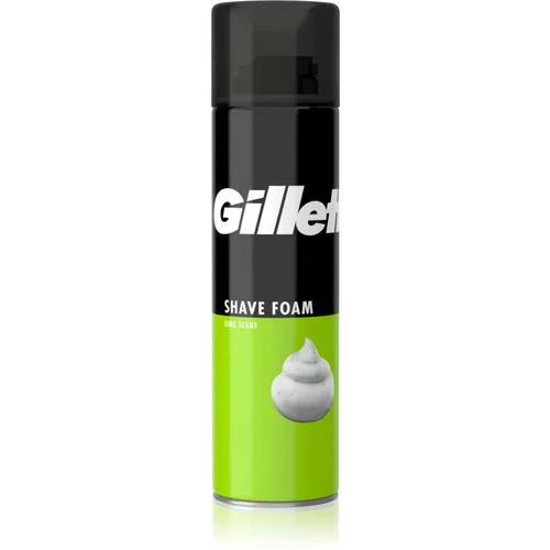 Gillette Lime pena za britje za moške 200 ml