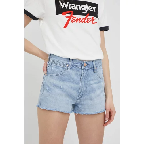 Wrangler Traper kratke hlače za žene, glatki materijal, srednje visoki struk