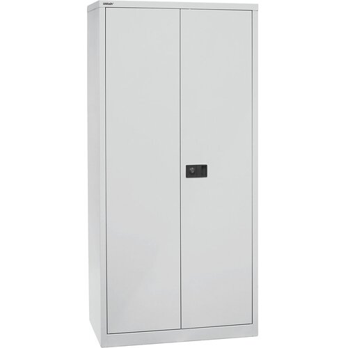 BISLEY UNIVERZALNA omara s krilnimi vrati, VxŠxG 1950 x 914 x 500 mm, 4 pocinkane police, 5 nivojev, svetlo siva Cene