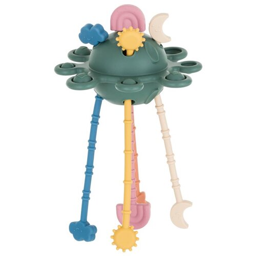Petite&amp;amp;Mars crazy planet aktivna igračka 6 m+ Misty Green 1 kom Slike