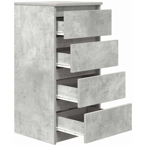  Komoda siva boja betona 37,5x35x76 cm od konstruiranog drva Slike