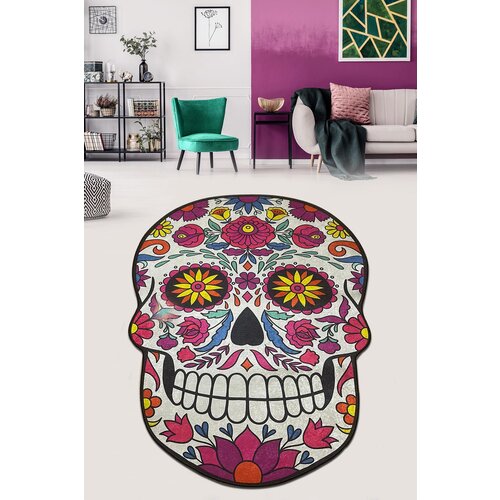 Skull djt (120 x 160) multicolor bathmat Slike