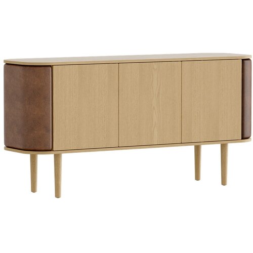 UMAGE Niska komoda u dekoru hrasta u prirodnoj boji/svjetlo smeđa 150x75 cm Treasures &amp;ndash; Slike