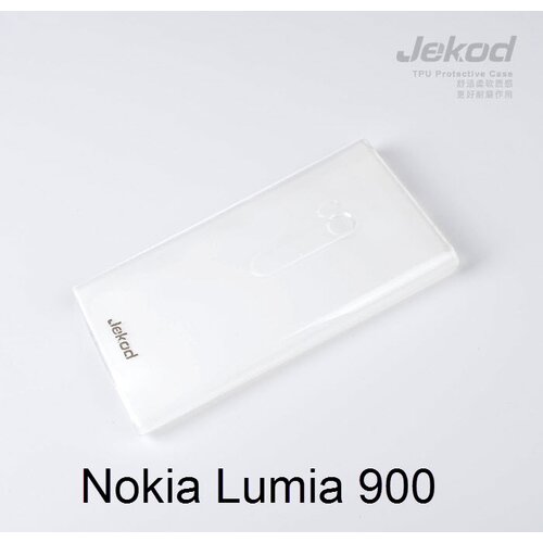  Gumijasti / gel etui Jekod za Nokia Lumia 900 - beli Slike