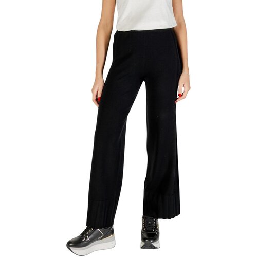 Liu Jo Lahkotne hlače & Harem hlače ECS PANT.MAGLIA LUNGO TF5207 MS63L Črna Cene