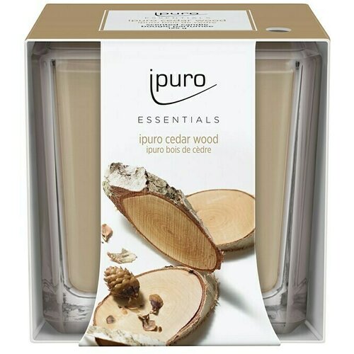 IPURO Dišeča sveča Ipuro ESSENTIALS Cedar Wood (125 g) Cene
