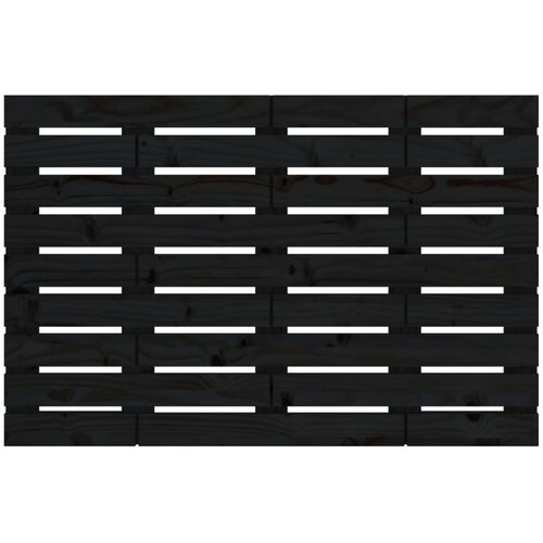  Zidno uzglavlje crni 106 x 3 x 63 cm od masivne borovine Slike