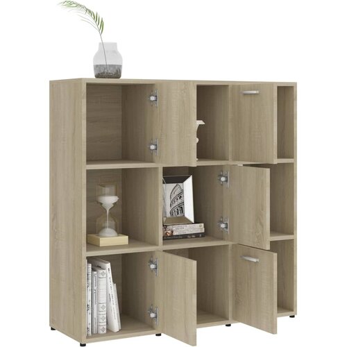  za knjige boja hrasta 90x30x90 cm od konstruiranog drva Slike