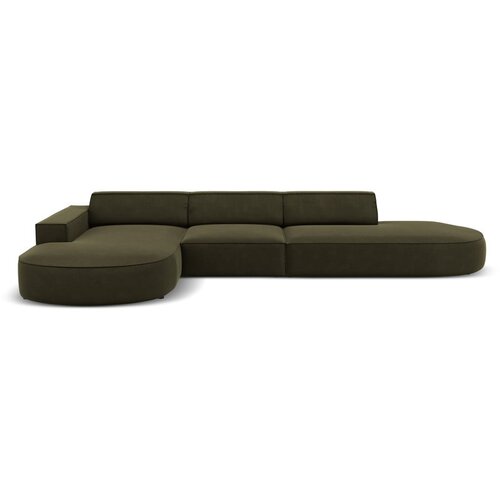 Micadoni Home Zeleni bar&amp;scaron;unasti kutni kauč (lijevi kut) Jodie - Slike