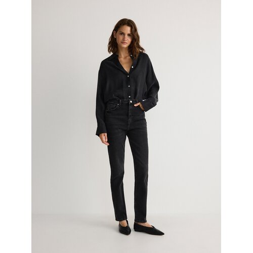 Reserved Slim fit traperice - crno Cijene