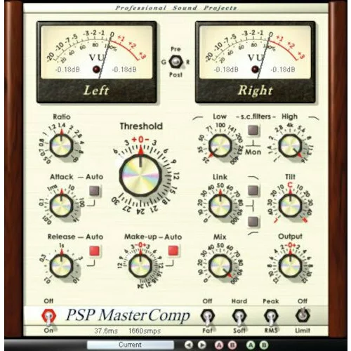 PSP AUDIOWARE MasterComp (Digitalni izdelek)
