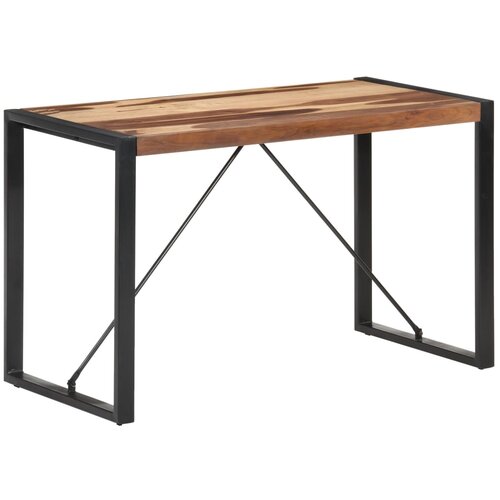 VidaXL Jedilna miza 120x60x75 cm trden les s fini&amp;scaron;em iz palisandra Slike