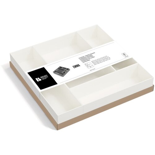 Bigso Kartonasti organizatorji za predal v kompletu 5 ks Emma Paper Laminate &amp;ndash; Slike