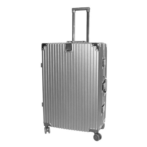Master Kofer veliki 28&amp;quot; sivi metal dizajn 240008 Slike