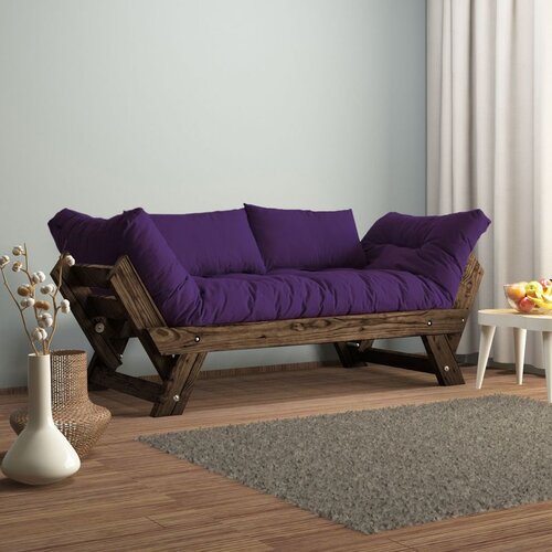 Hanah home CPT8121-210 Orah Purple Ba&amp;scaron;tenska Sofa za Dva Slike