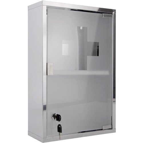 PT LIVING Metalni zidni kupaonski ormarić u srebrnoj boji 12x48 cm – Cijene
