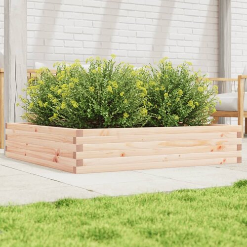 vidaXL Vrtna sadilica 110x110x23 cm od masivne borovine Cijene