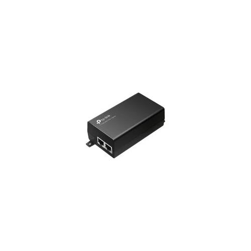 Tp-link PoE+ Injector Adapter, 1× Gigabit PoE Port, 1× Gigabit Non-PoE Port, 802.3at/af Compliant (up to 30W), Data and Power Carried over The Same Cable Up to 100 Meters, Plastic Case, Pocket Size, Wall mountable, Plug and Play