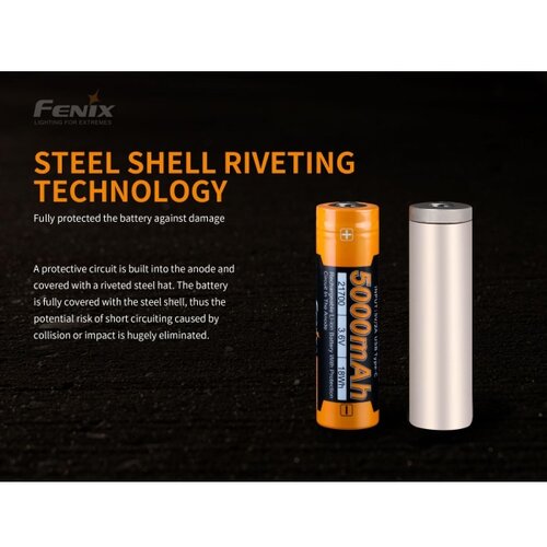 Fenix FE21700USB - 1 kom USB punjiva baterija 3,6 V 5000 mAh Cene