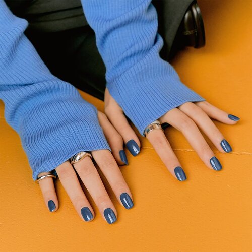 OHORA Gel Nail Sticker N Cream Indigo nalepke za nohte odtenek NB-071 1 kos Slike
