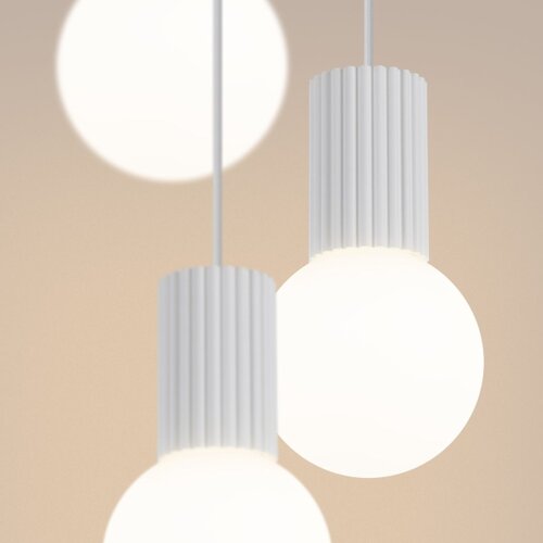 Sollux SL.1710 - visilica na sajli halo 3xG9/8W/230V &amp;oslash; 25 cm bela Slike