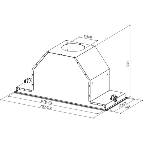 Faber Napa Inka Lux Smart EV8 LED X A52 (700m3/h) 305.0604.603 Slike