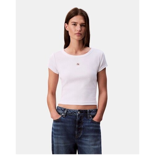 Calvin Klein Jeans Spodnje hlače LV047C200G Bela Slike