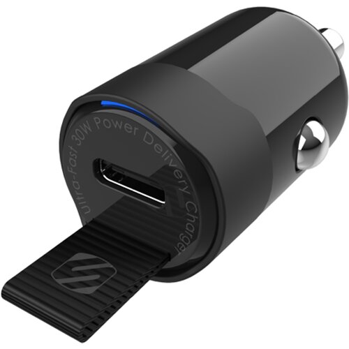 Scosche , mini punjač za auto s USB-C napajanjem, 30W USB-C PD Slike