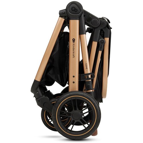 Kinderkraft Voziček Esme Pro 3v1 MINK PRO 2, Pure Black Slike