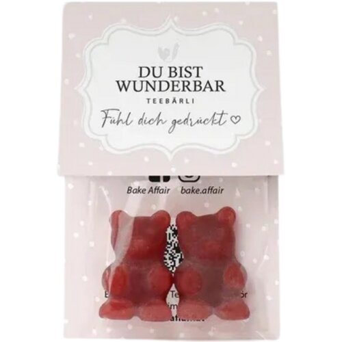 Bake Affair Čajni medvedki &amp;quot;Du bist wunderbar&amp;quot; - 10 g Slike