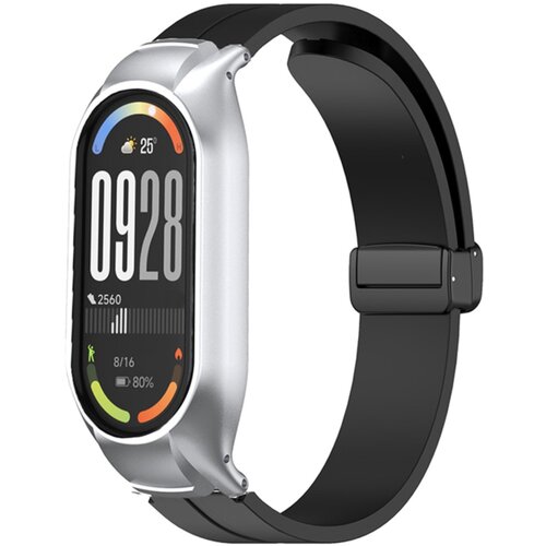 INF Silikonski nadomestni pa&amp;scaron;ček Xiaomi Band 8 z magnetno zaponko Black, (5000505950) Slike